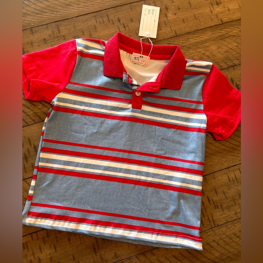 Pete and Lucy Boys Polo- new!